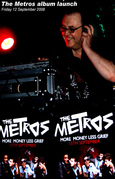 On stage with The Metros winners @ Cardiff Barfly
