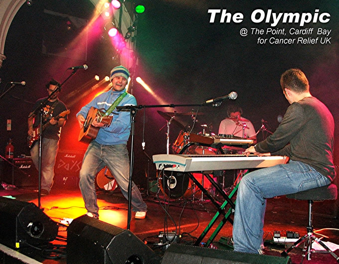 Check the Olympic's excellent 'Sailing' and 'Wasted' @ their myspace by clicking here, see them at our Cardiff Barfly Mad4it on Friday 29 December