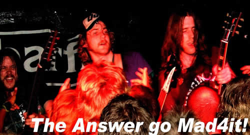 The Answer with us in 2005, now supporting AC/DC in the States, click here for more pics