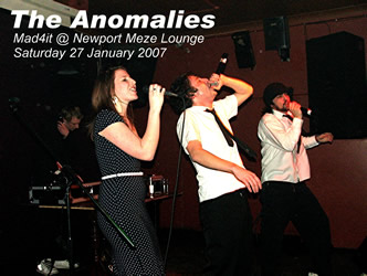 Hip Hop from Hereford - The Anomalies played a superb set featuring an amazing freeestyle rap - click here to hear them on their brilliant website