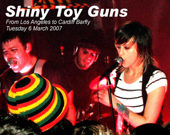 More pics here & that's a loud hat - Last night LA's brilliant Shiny Toy Dolls played a superb show to a jam packed Barfly